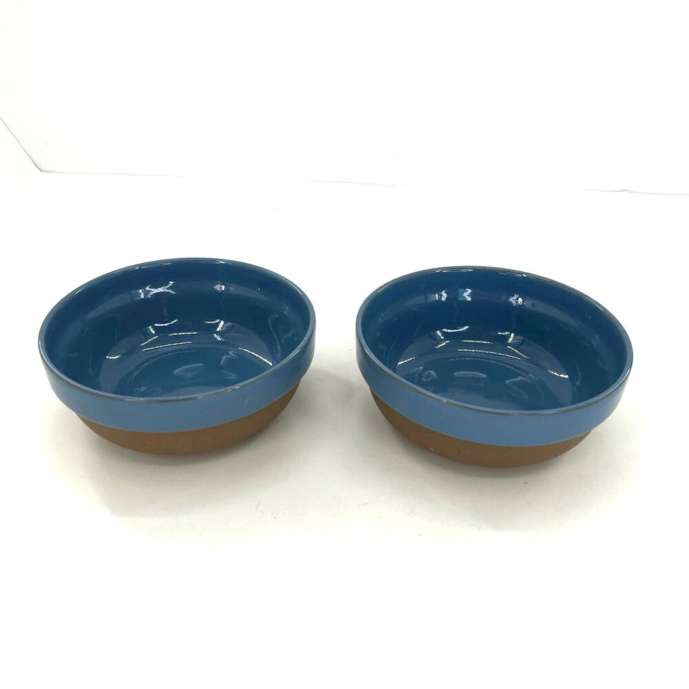 W.R. Midwinter Ltd blue oven to table stoneware 16 Once soup cereal bowl